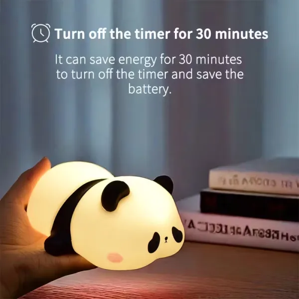 Lying Panda Night Lamp