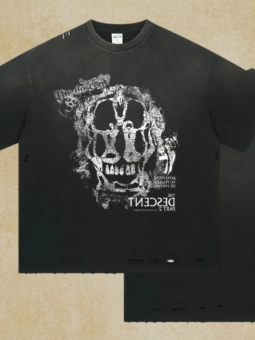 Utility Graphic Crew Neck Half Sleeve Tee