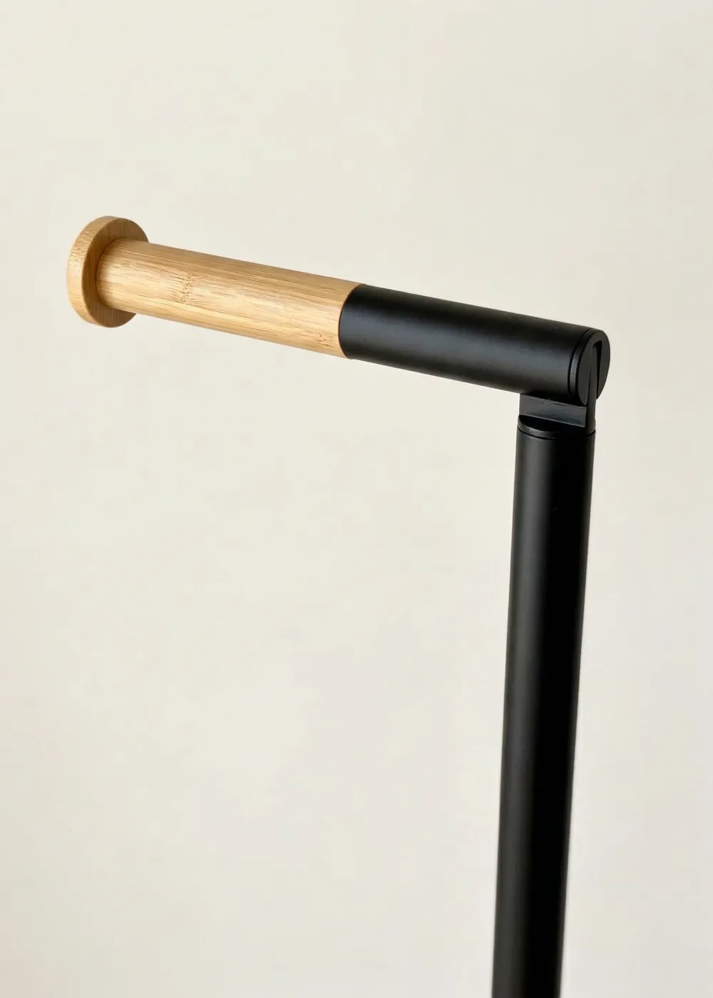 Toilet Paper Holder With Brush Black