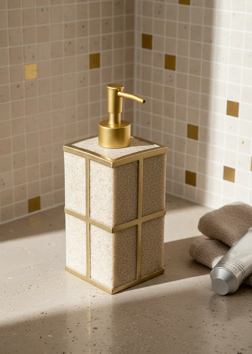 Bathroom Set Beige Of