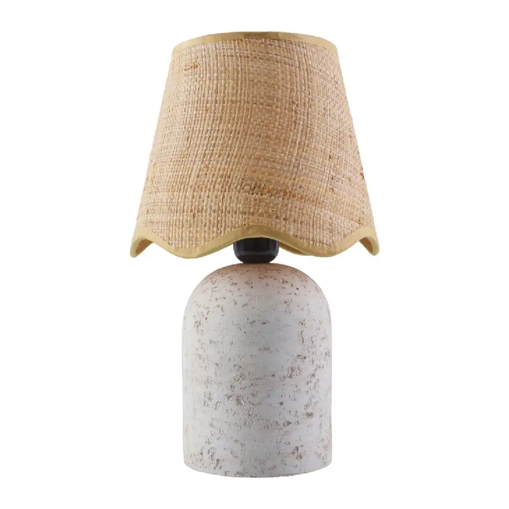 Organic Textured Base Table Lamp