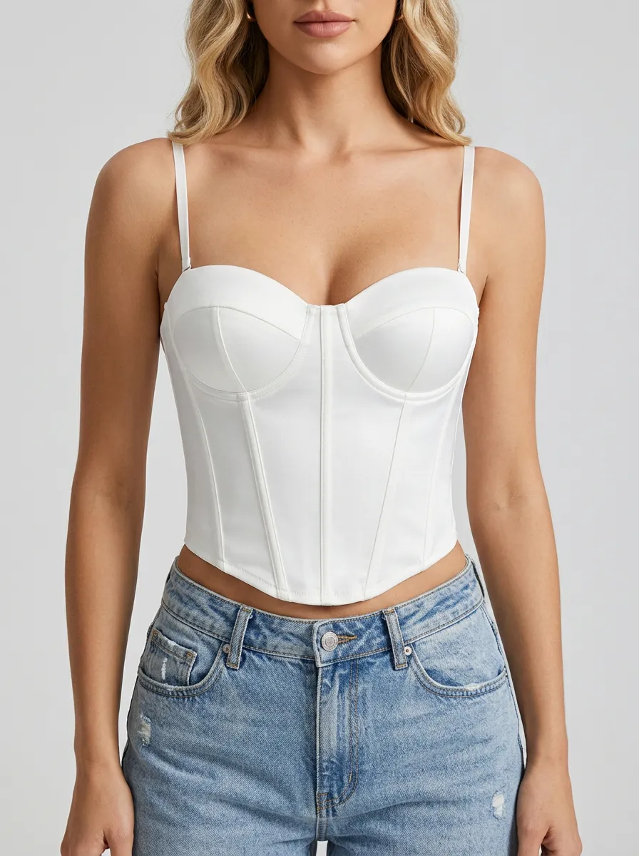 Classic Tailored Women's Corset Top
