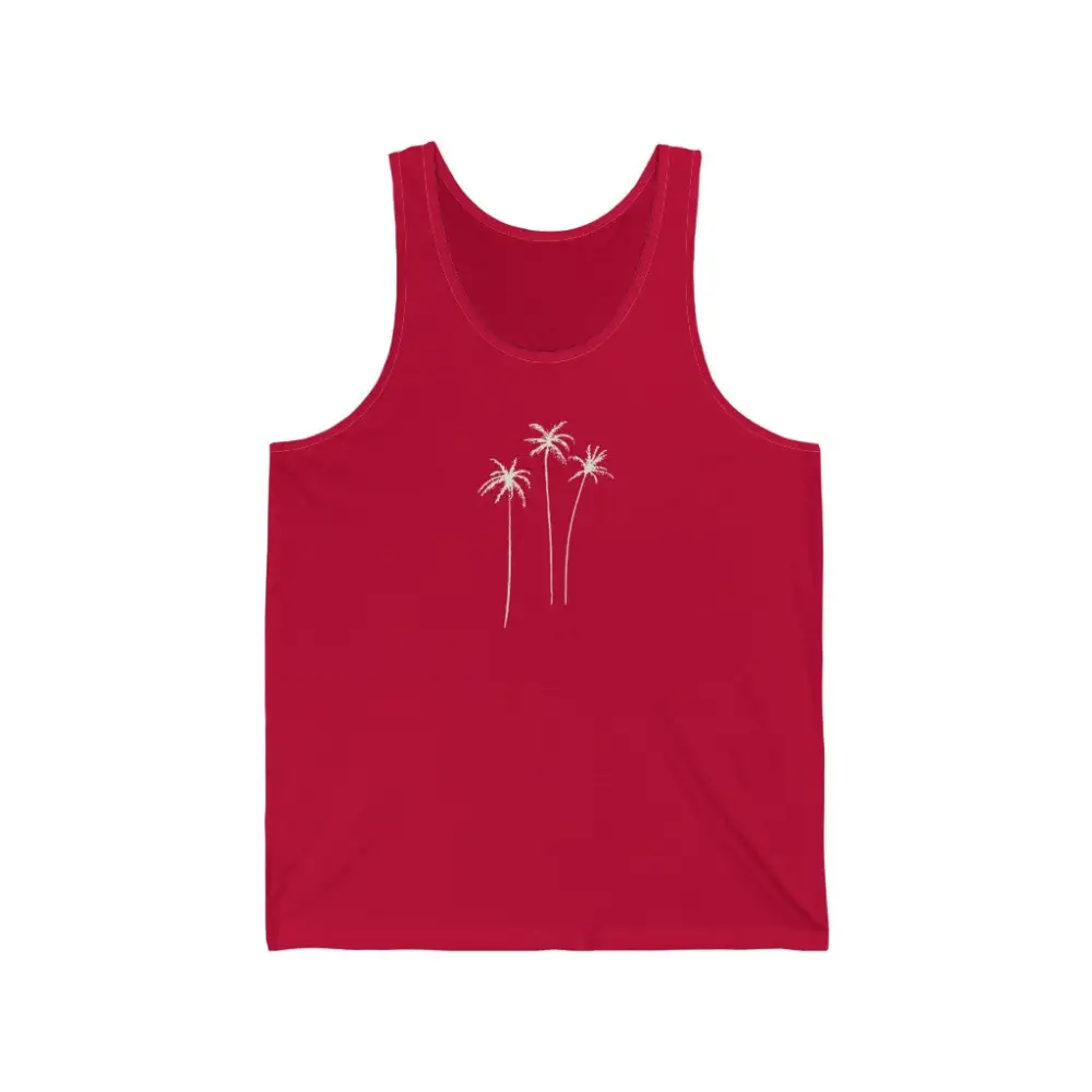 3 Palm Trees Designer Tank Top