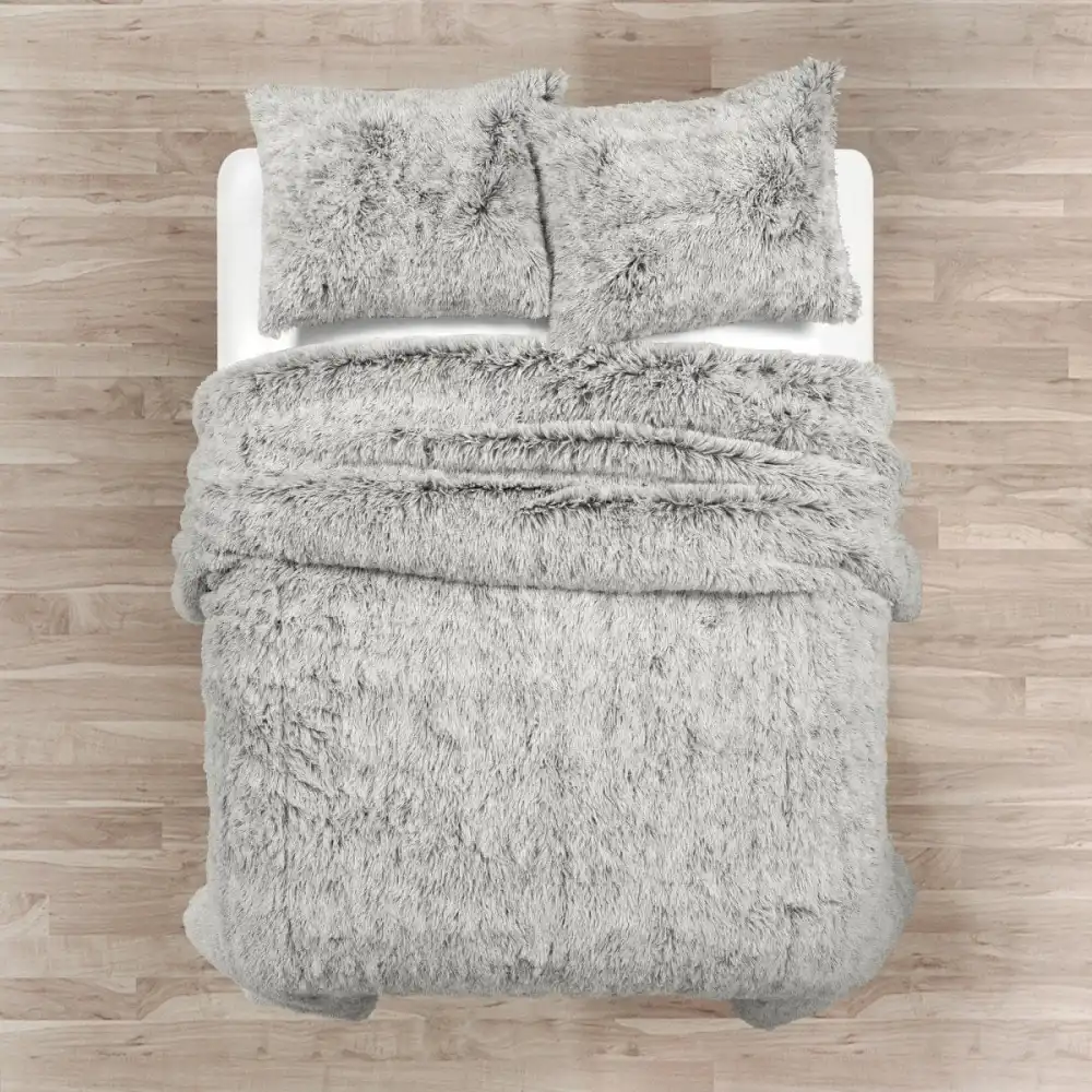 Faux Fur Comforter Bedding Set