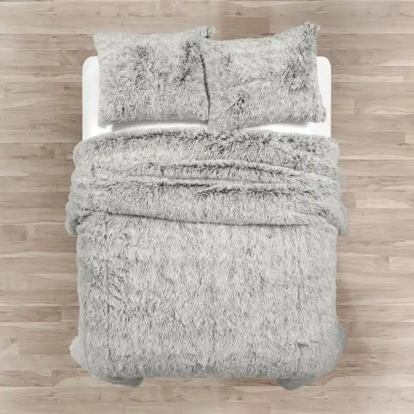 Faux Fur Comforter Bedding Set