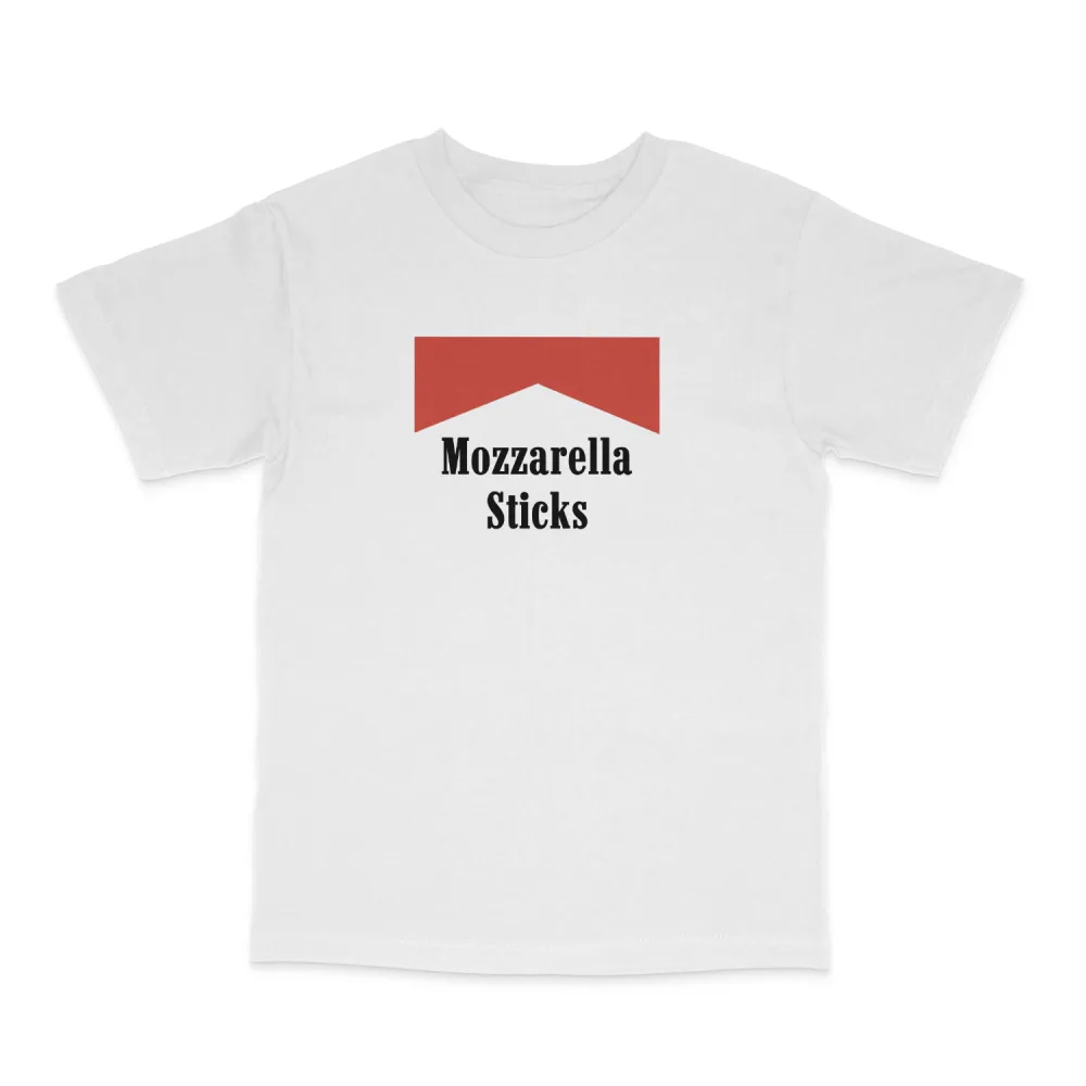Mozzarella Snack Graphic Cotton Tee