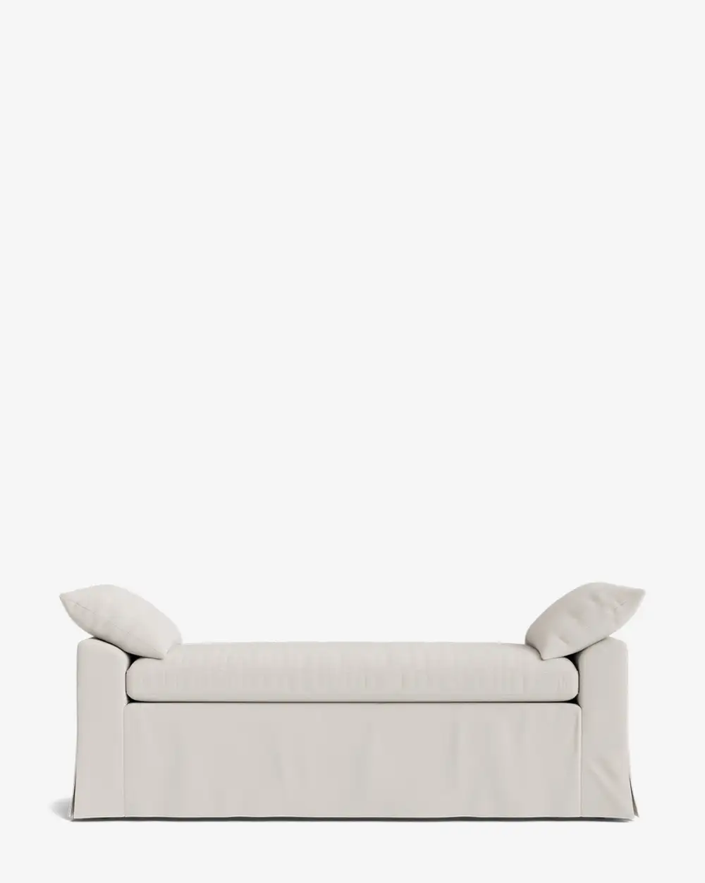 Everyday Slipcovered Bench