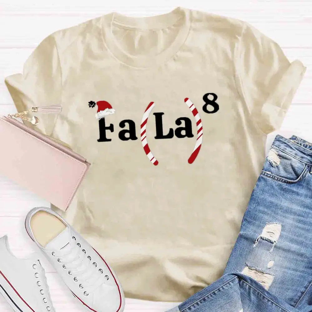 Fun Numbers Christmas Teacher T-Shirt