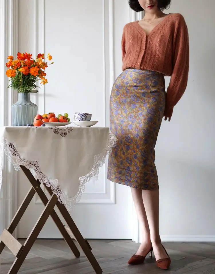 Laidback Comfort Everyday Casual Floral Skirt
