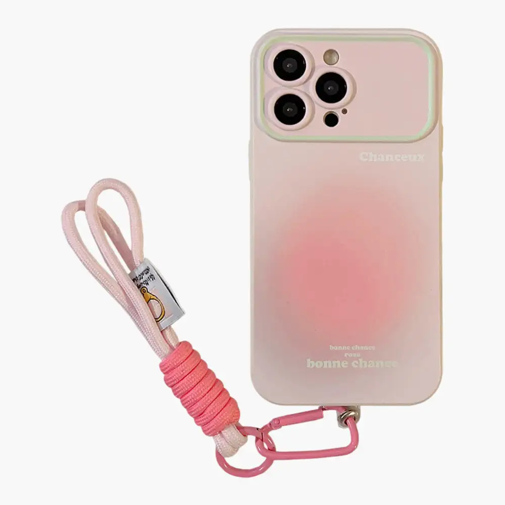 Gradient Wrist Strap Phone Case