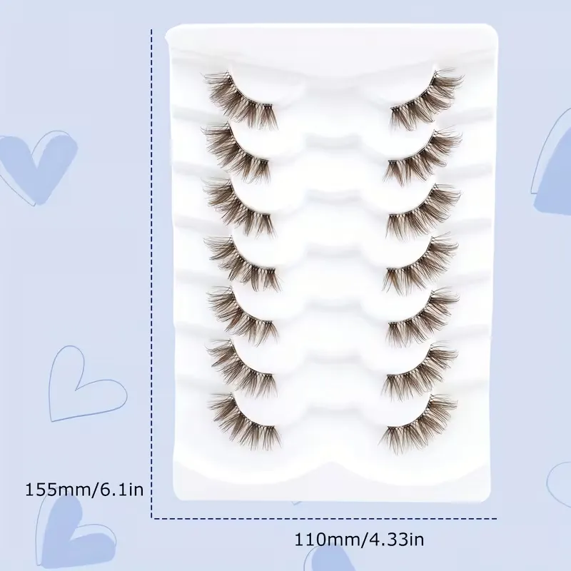 Multi-Length Brown Lash Clusters