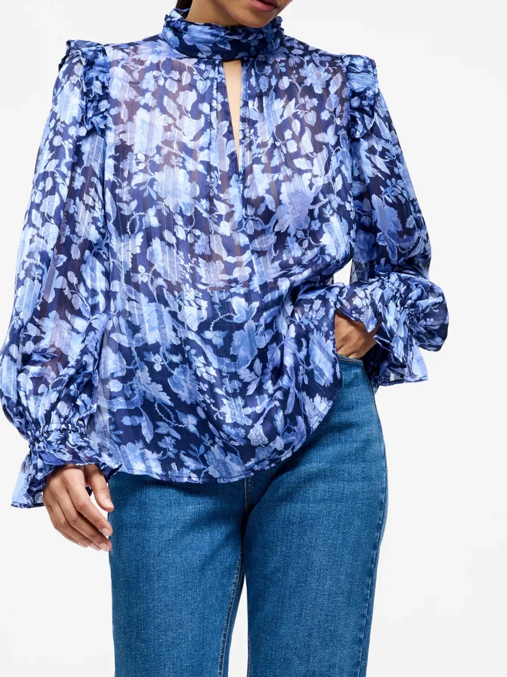 Breathable Fashion Turtleneck Printed Shirt