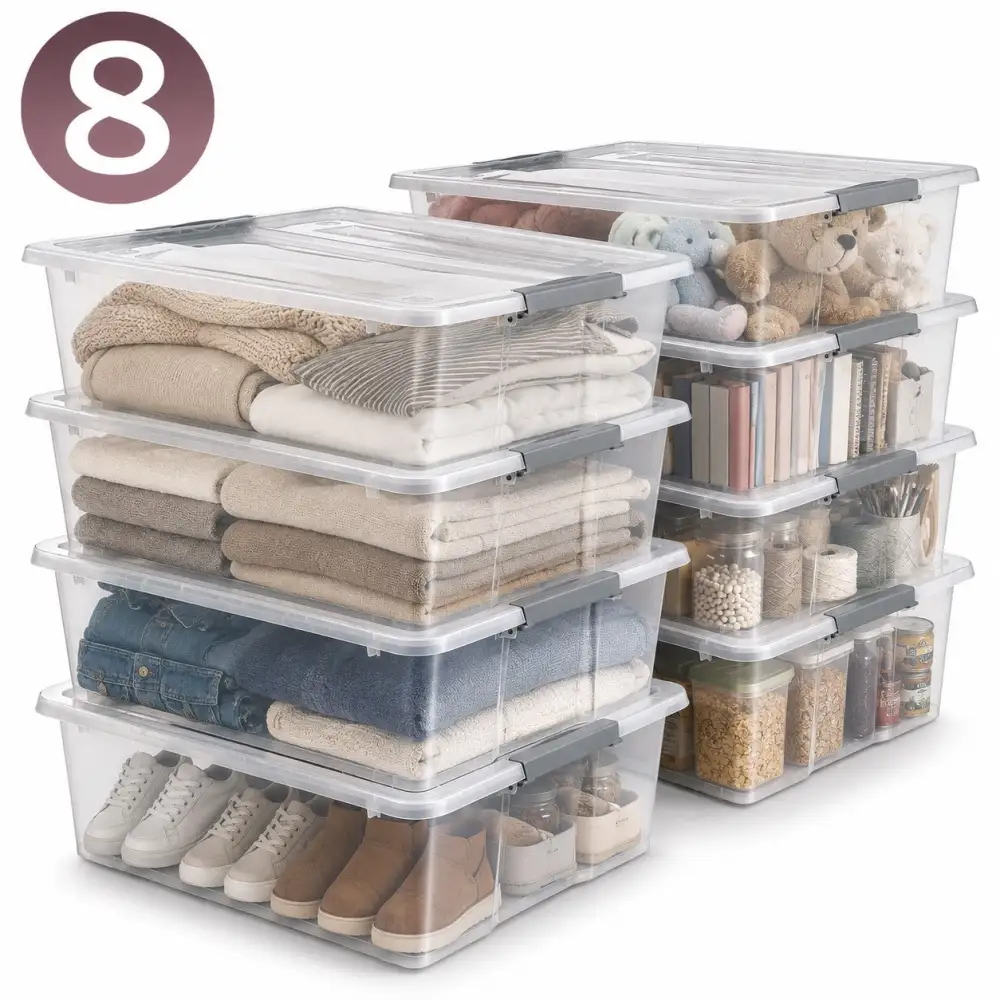 Low Profile Underbed Storage Bins