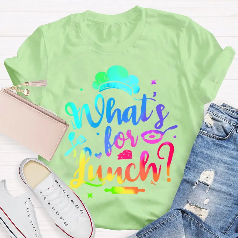 What'S For Lunch Funny Cooking Lunch Lady  T-Shirt