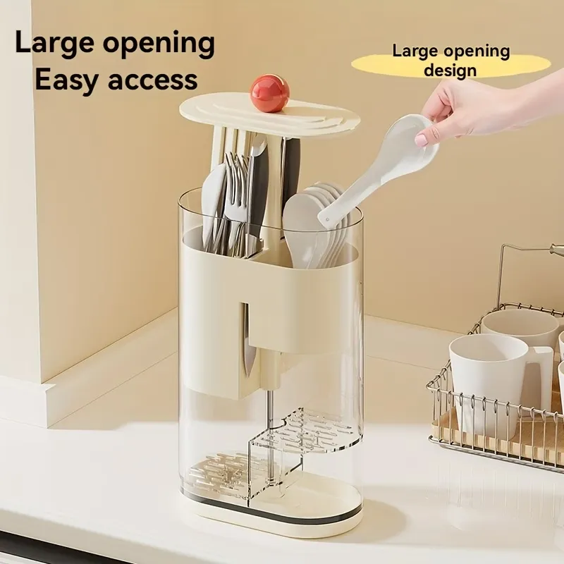 Push-Up Utensil Organizer