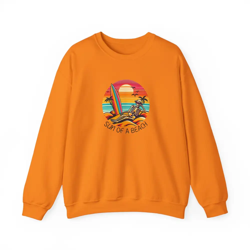 Skeleton Beach Graphic Crewneck Sweatshirt