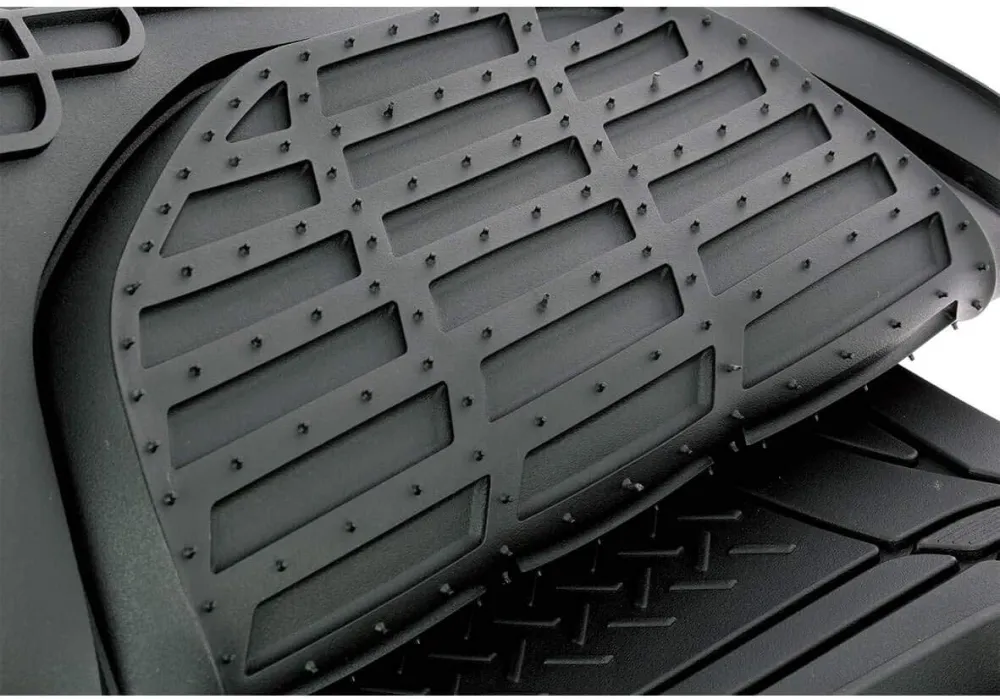 Semi Custom Fit Car Floor Mat (Sand, 4 Pieces, Full Set Pan Tech, 100% PVC odorless)