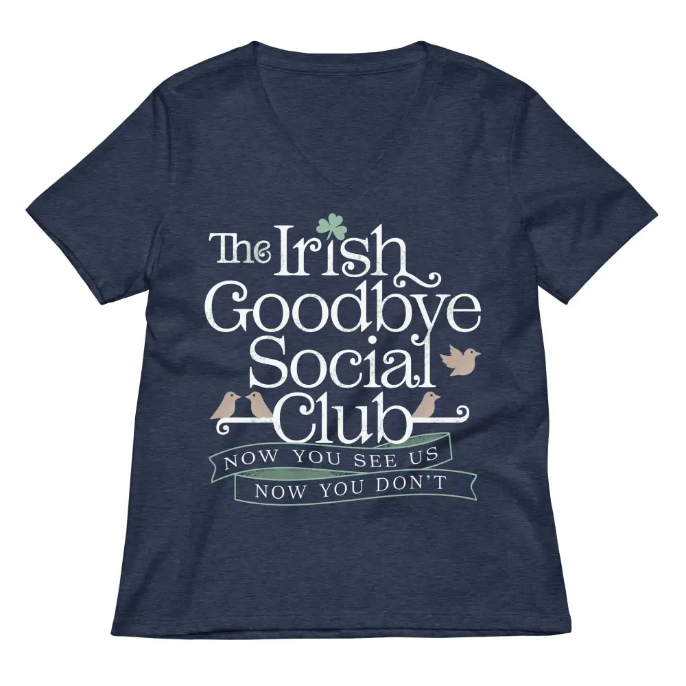Quiet Exit V Neck Tee