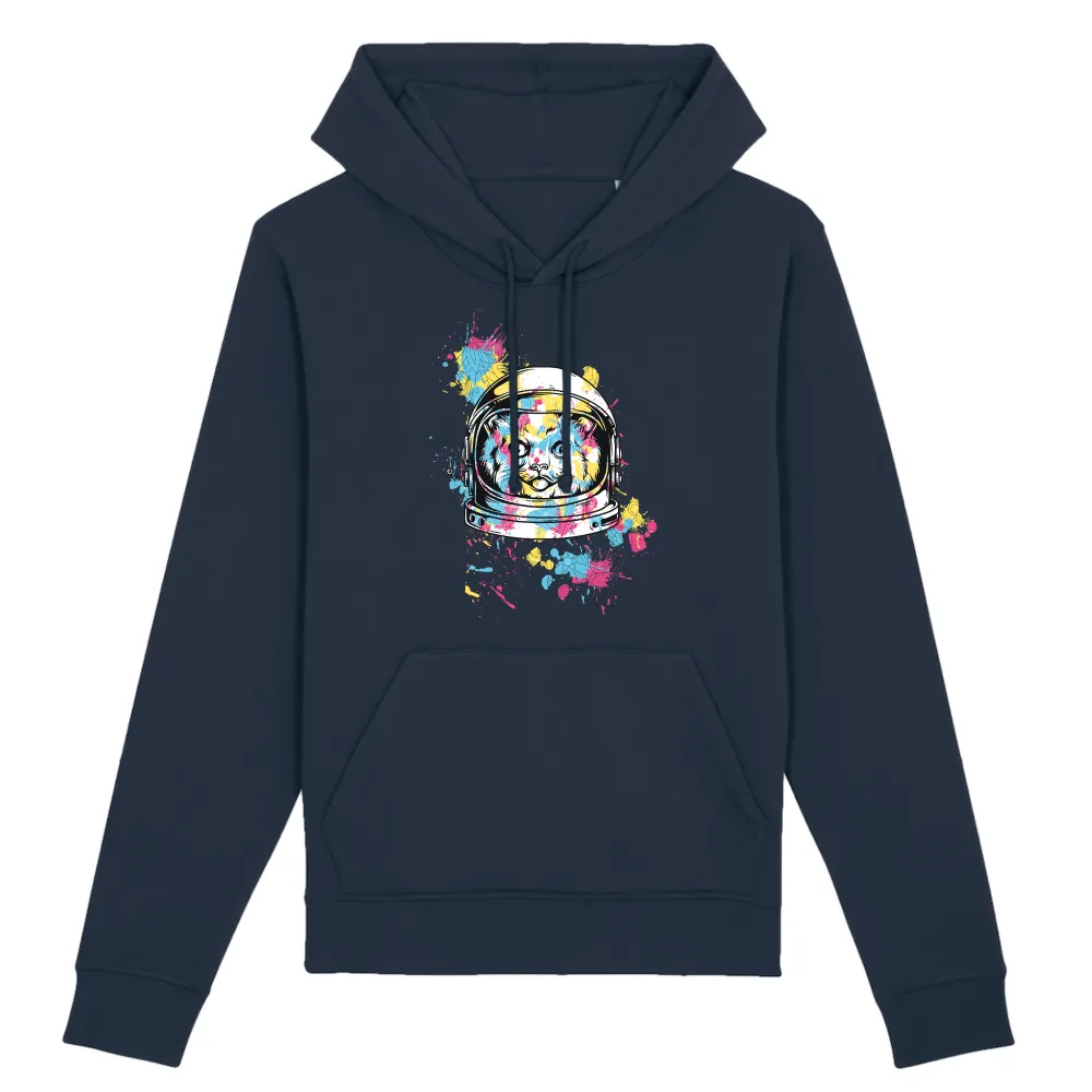 Orbit Cat Graphic Pullover Hoodie