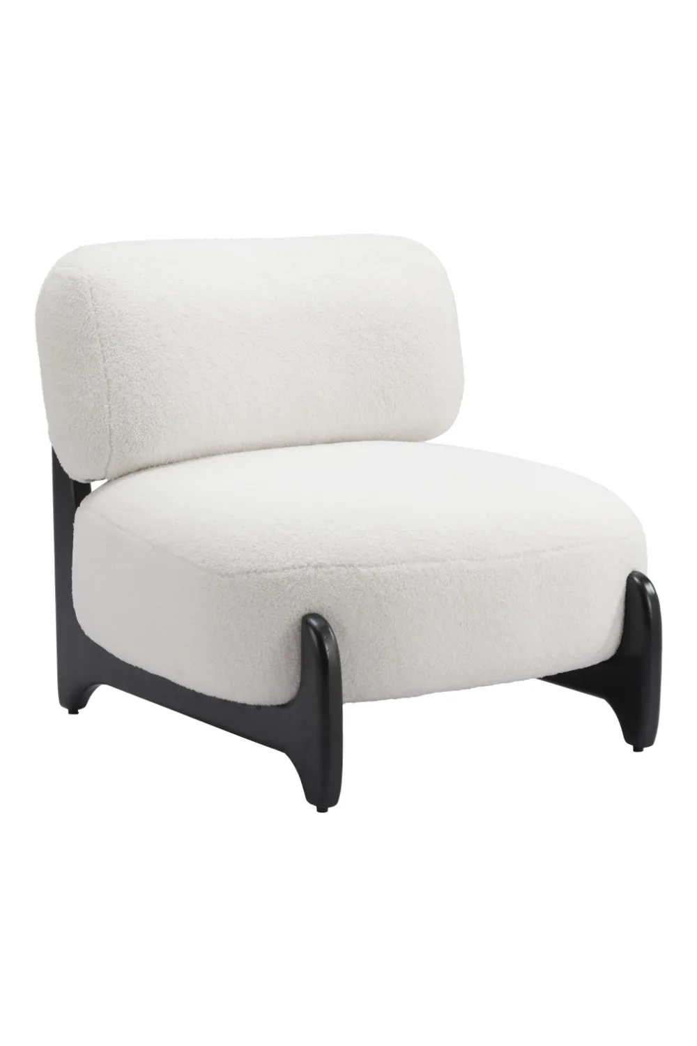 Sherpa Fabric Accent Chair