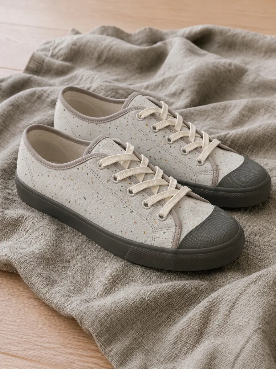 Men's Modern Minimalist Speckled Pattern Patterned Canvas Shoes