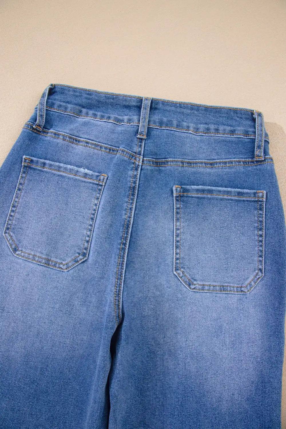 Structured Neat Finish Denim Jeans