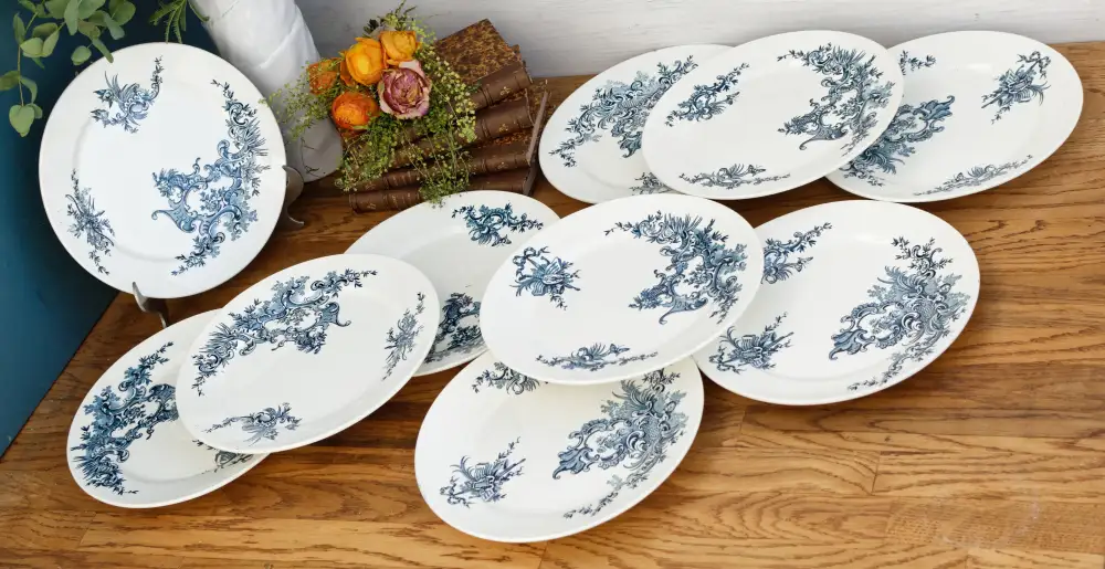 Timeless Transferware Dinner Plate