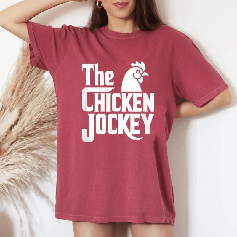 The Chicken Jockey Women's Oversized Comfort T-Shirt