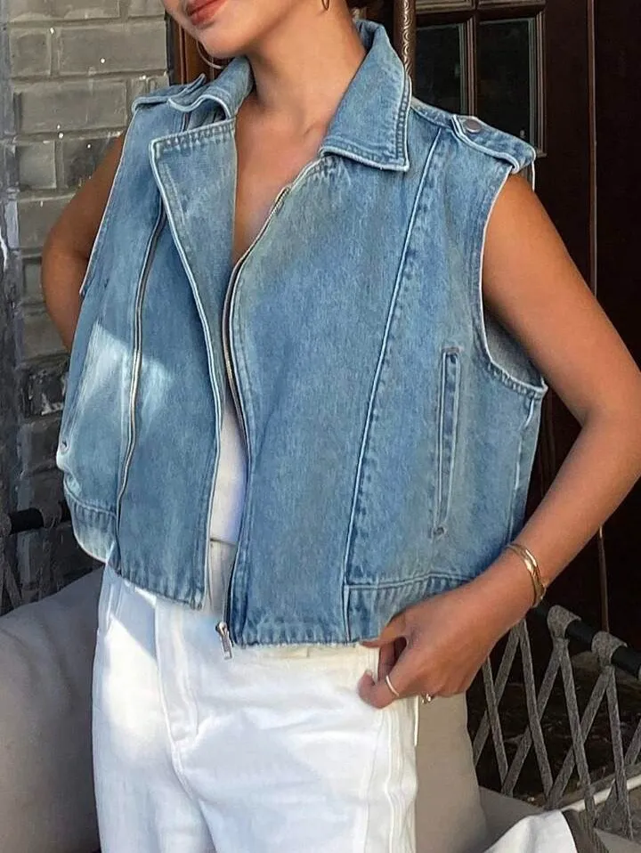 Light Blue Denim Coat