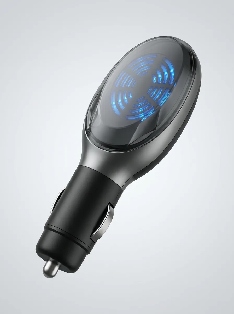 LED Car Fuel Saver Power-Socket Adapter for Vehicle Interiors