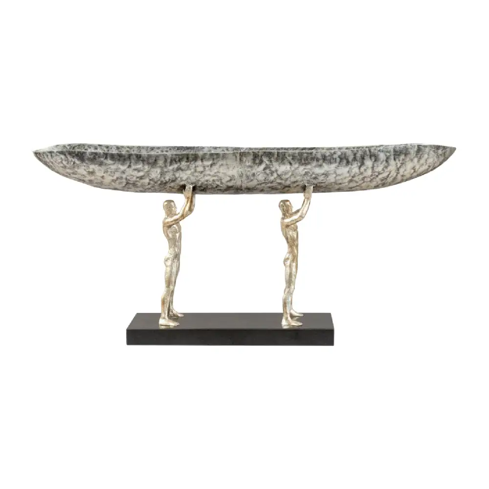 Sculptured Iron Decorative Bowl