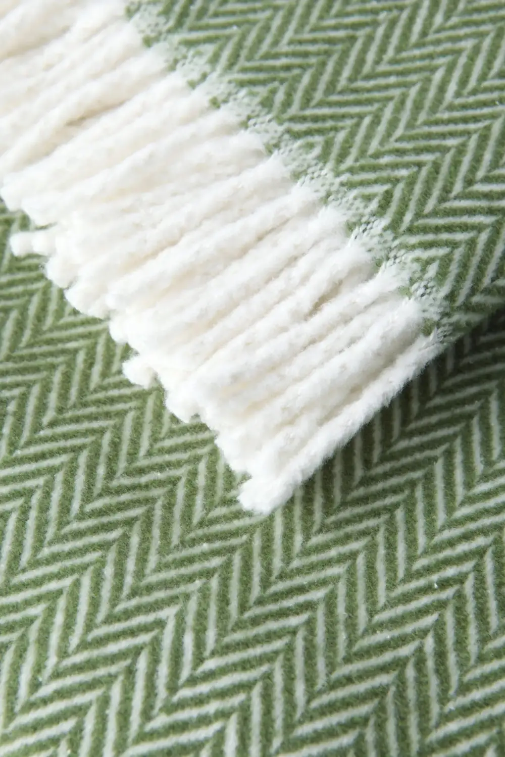 Textured Cotton Blend Throw