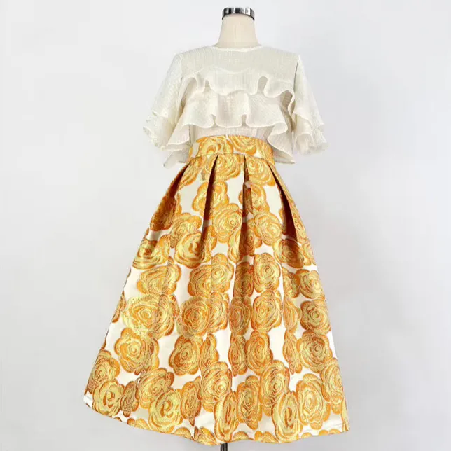 Graceful Promenade Everyday Casual Skirt