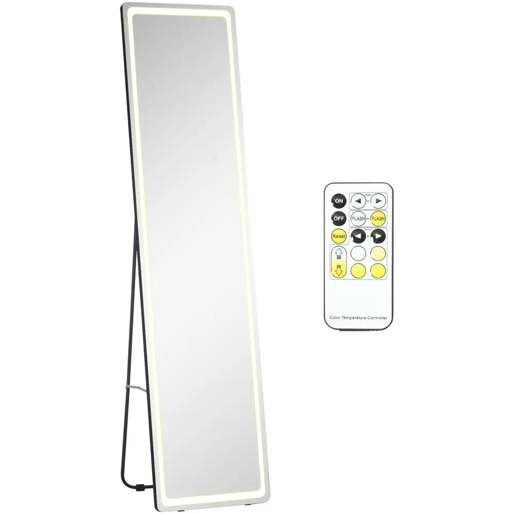Remote Control Illuminated Full Length Mirror