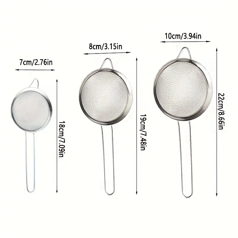 Stainless Steel Multi-Specification Strainer Set