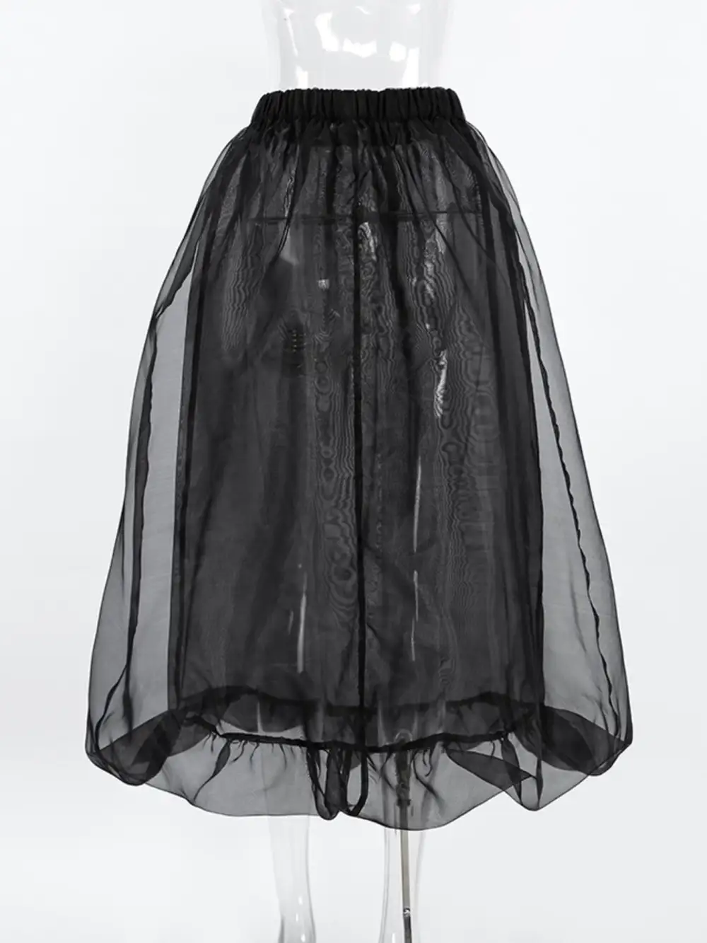 Elastic Waist Flowy Skirt