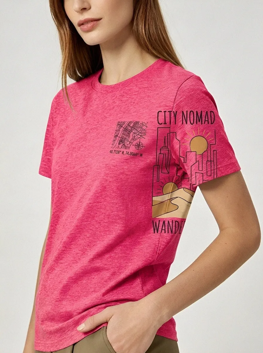 City Nomad Travel T-Shirt Modern