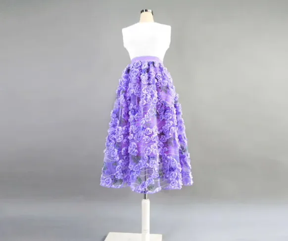 Airy Easy Everyday Casual Lace Skirt