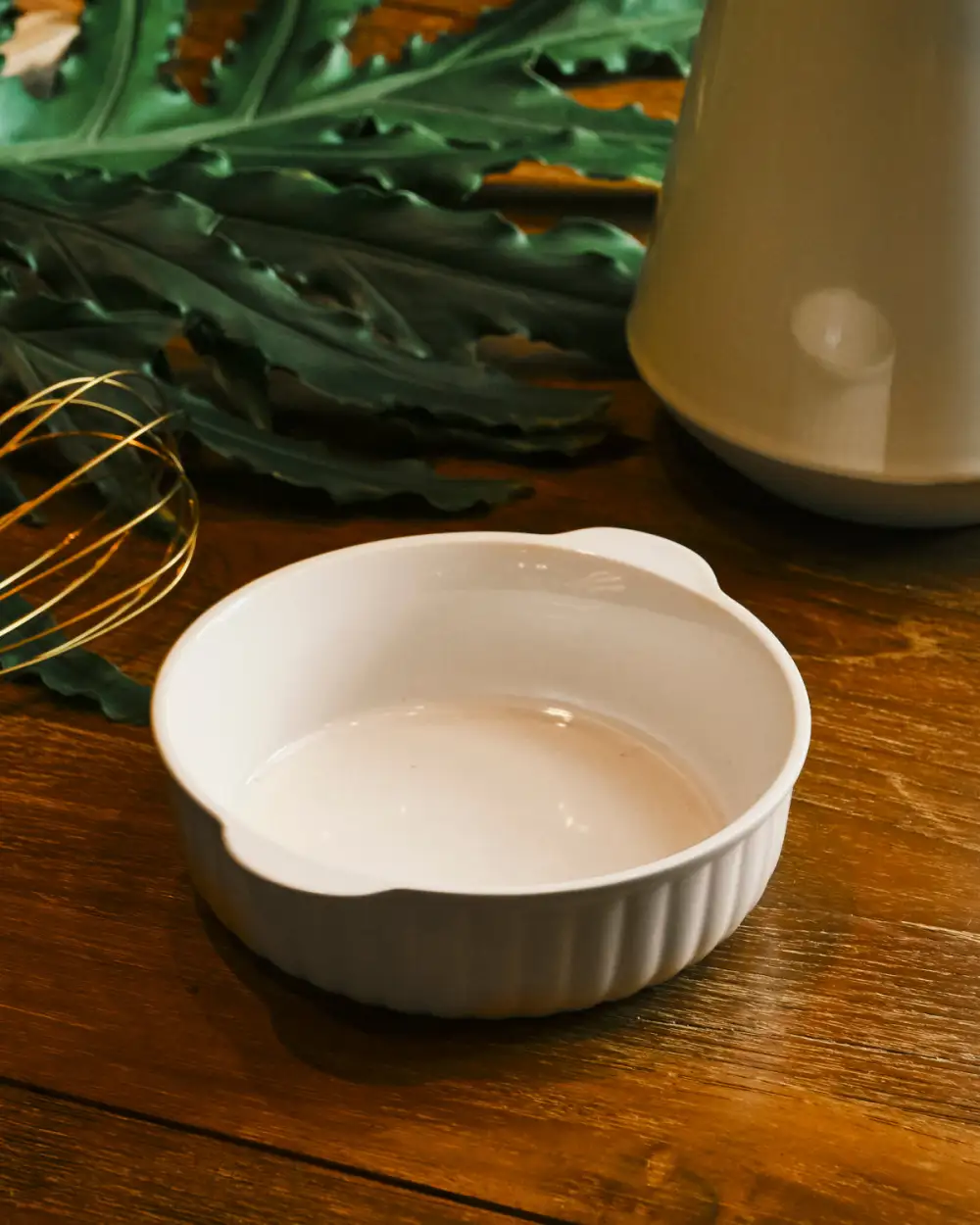 Pumpkin-Shaped Porcelain Baking Dish