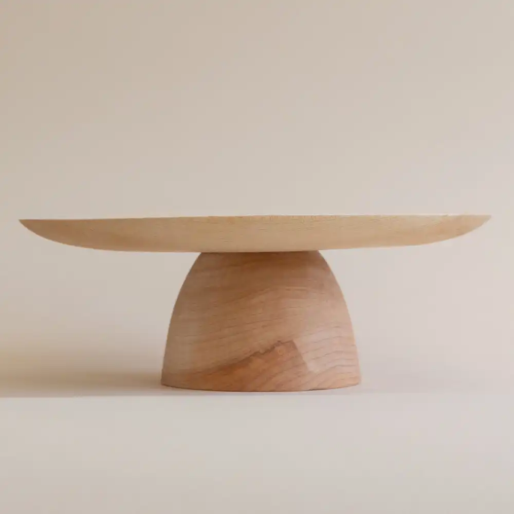 Handcrafted Maple Cake Stand