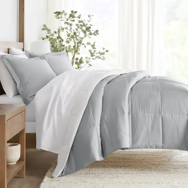 Ombre Reversible Down Alternative Comforter Set
