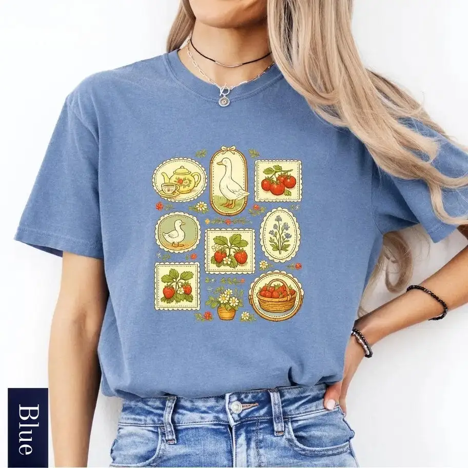 Farm Goose Graphic Top