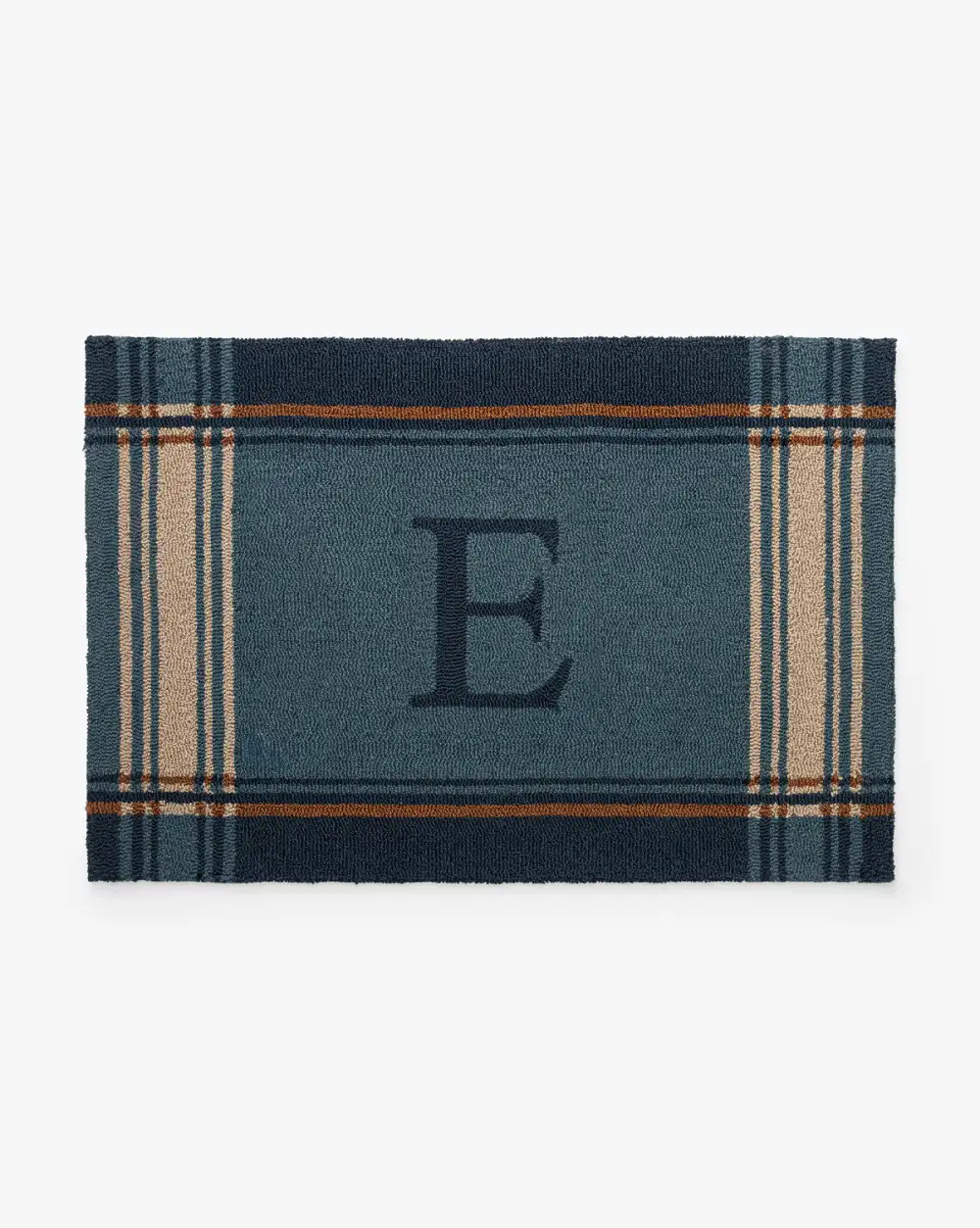 Personalized Plaid Doormat