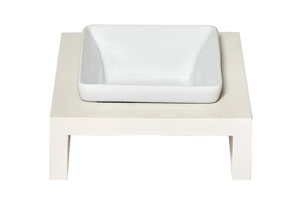 Wooden Single Pet Feeder