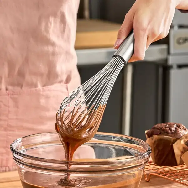 Compact Stainless Steel Piano Whip Whisk