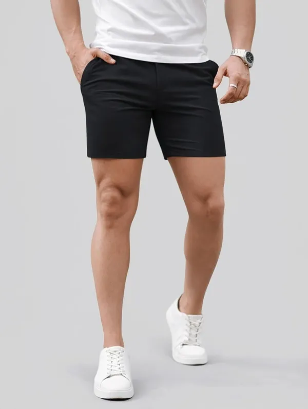 Black Relaxed Fit Shorts