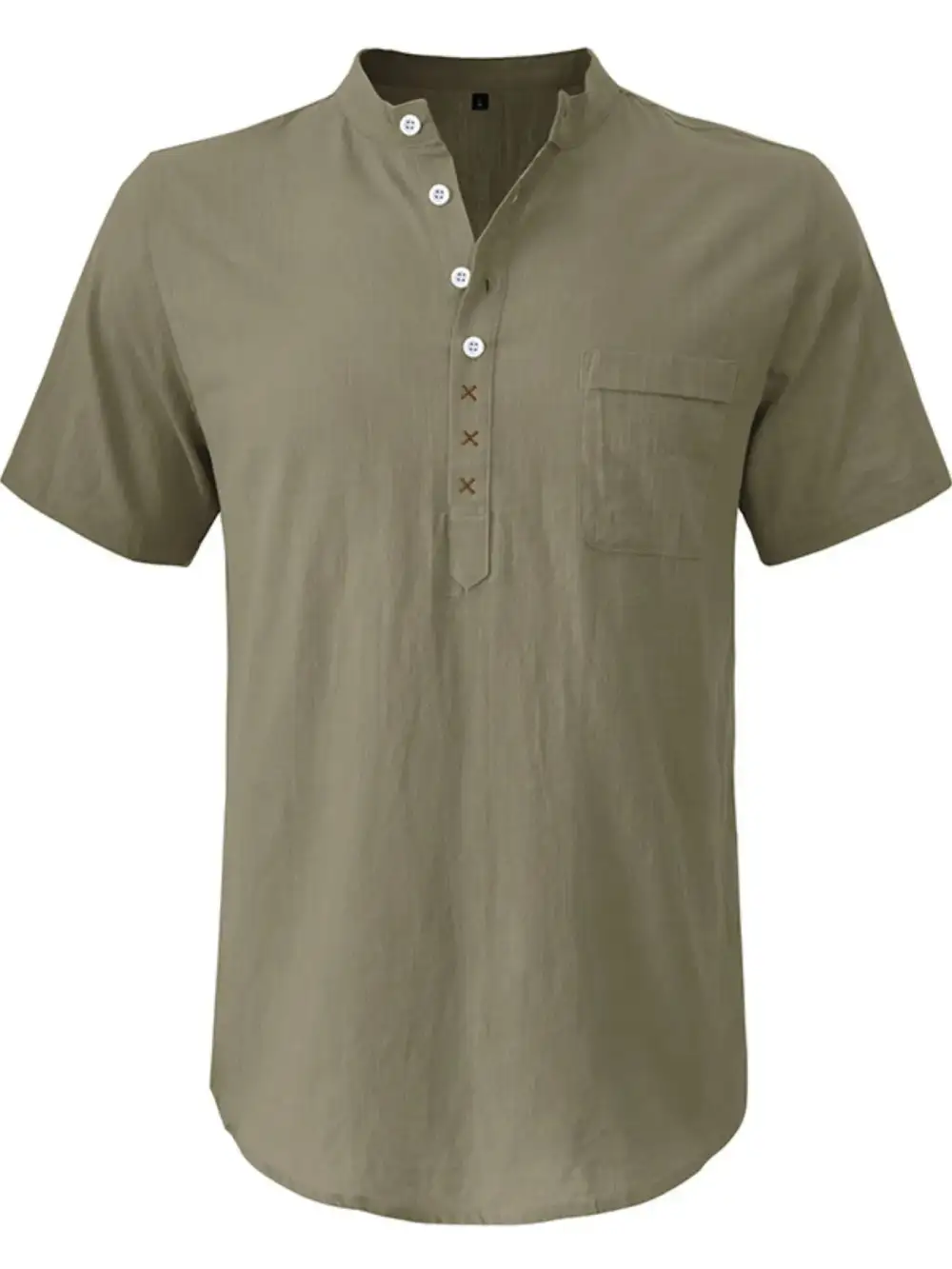 Textured Collared Short Sleeve Polo Shirt