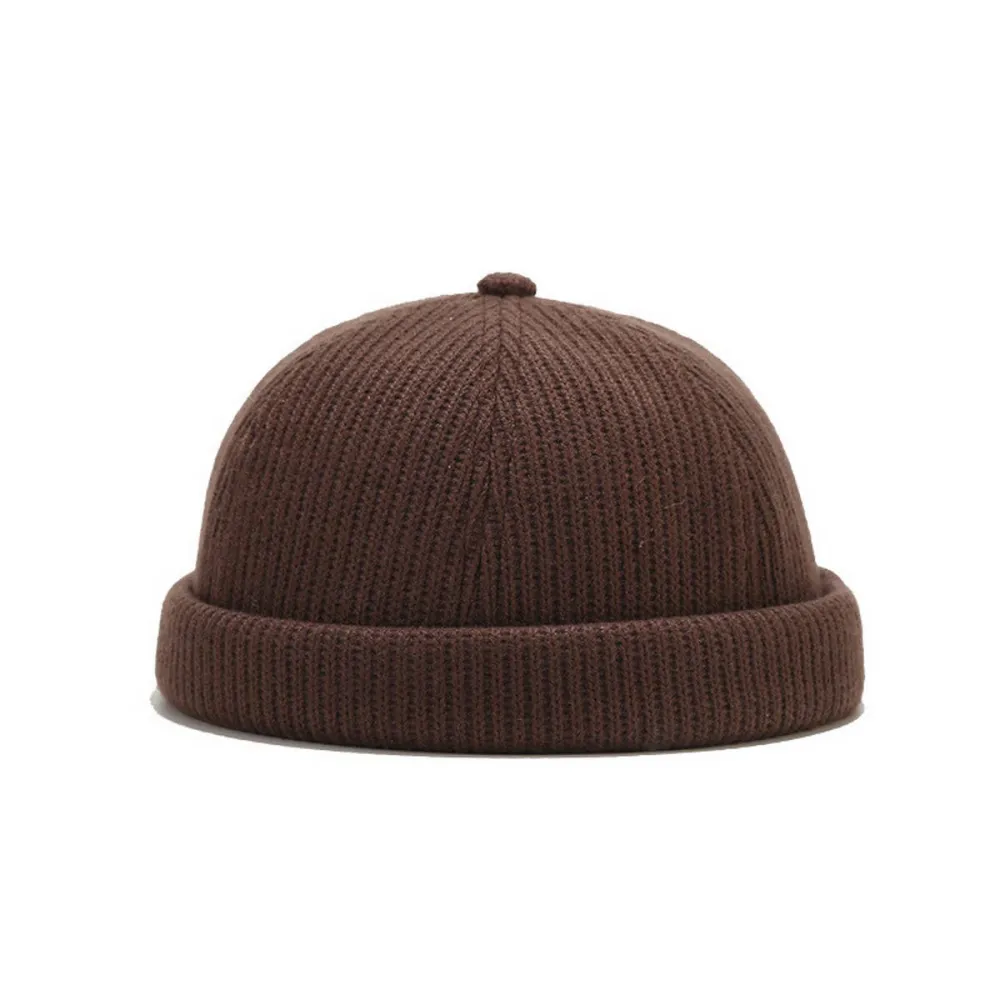 Knit Round Beret Hat