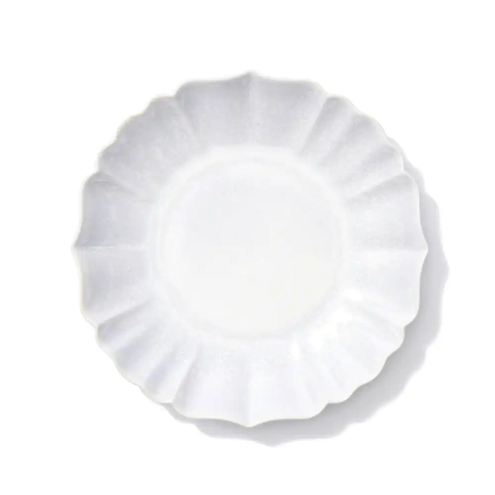 Crystalline Glaze Plate Light for Dessert Serving