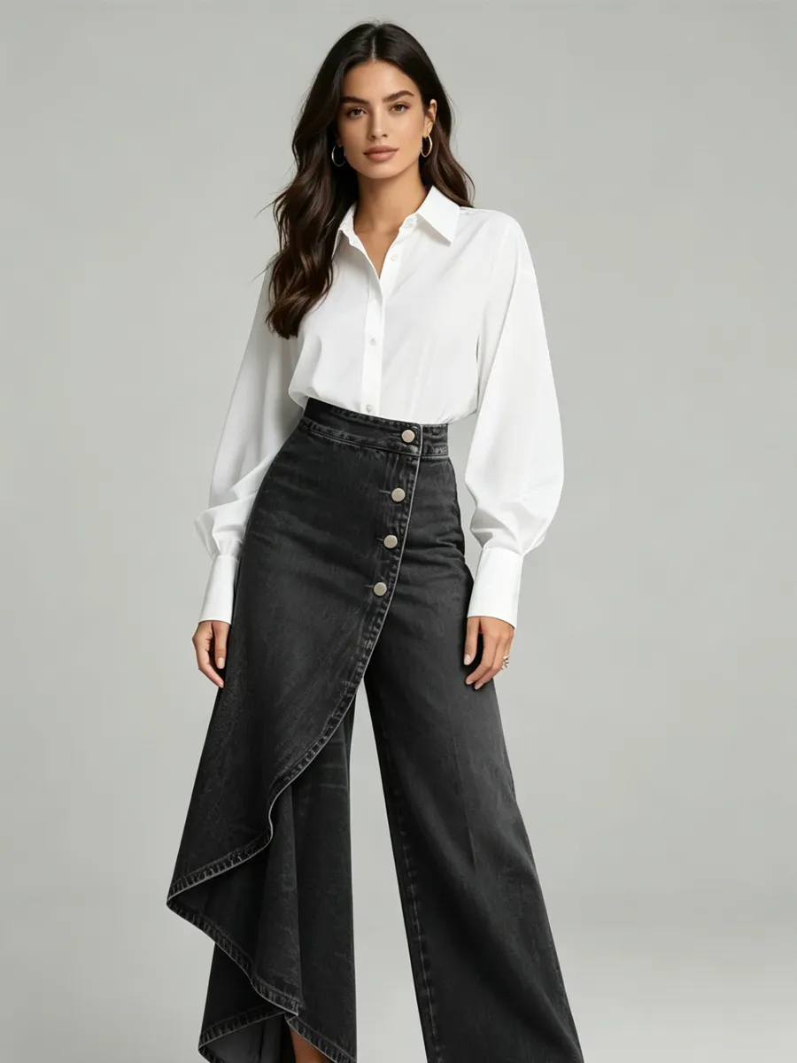 Esme Ruffled Jeans